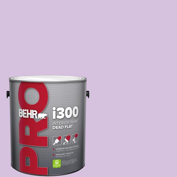 1 gal. #660A-3 New Violet Dead Flat Interior Paint