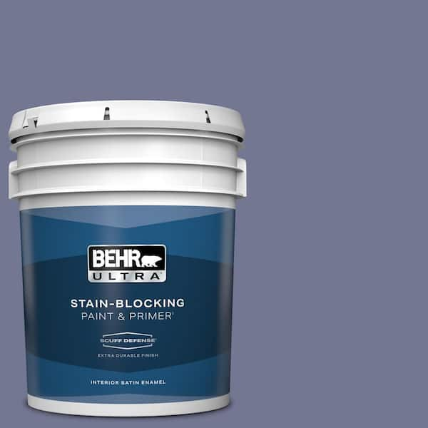 BEHR ULTRA 5 gal. #S560-5 Royal Fortune Extra Durable Satin Enamel Interior Paint & Primer