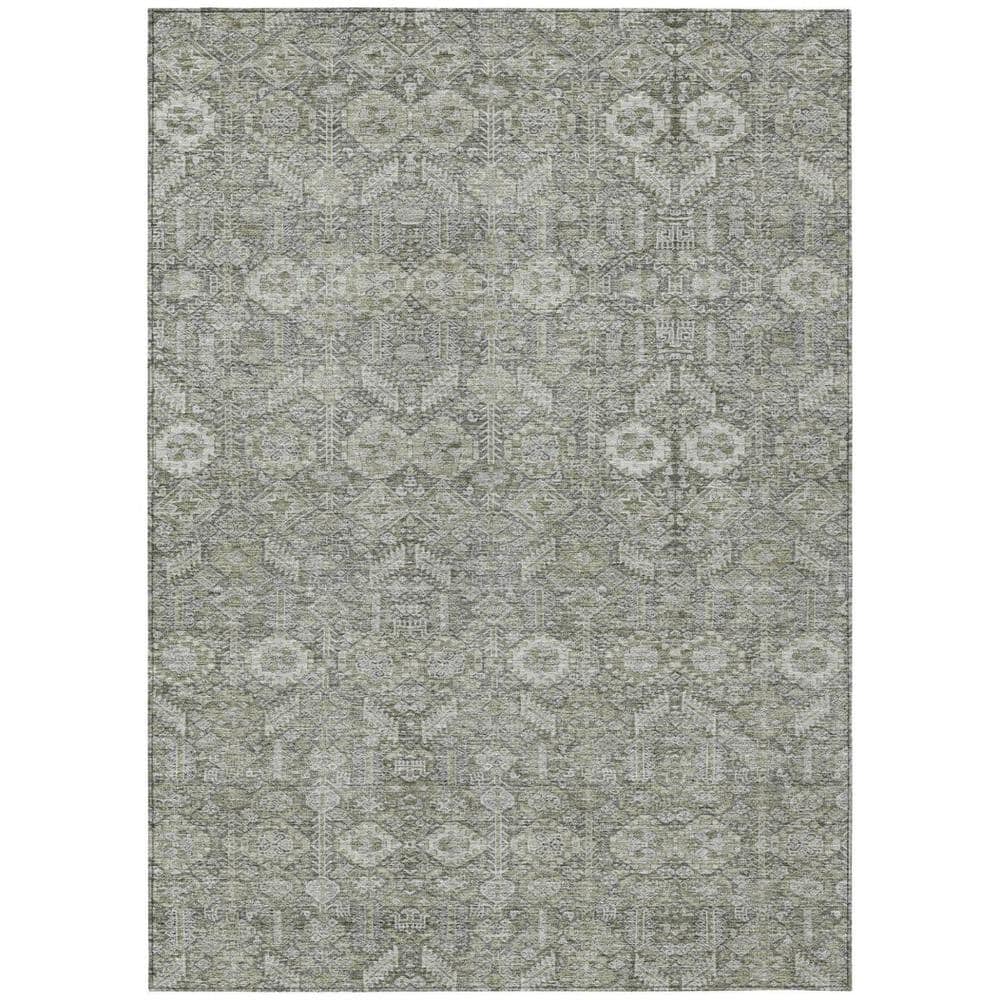 Cream and Tan 3 ft. x 5 ft. Woven Floral Rectangle Indoor/Outdoor Area Rug price history on PriceWatchPro