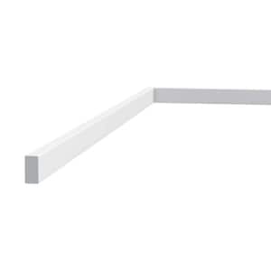 3/8 in. D x 3/4 in. W x 78-3/4 in. L Primed White High Impact Polystyrene Baseboard Moulding (7-Pack)