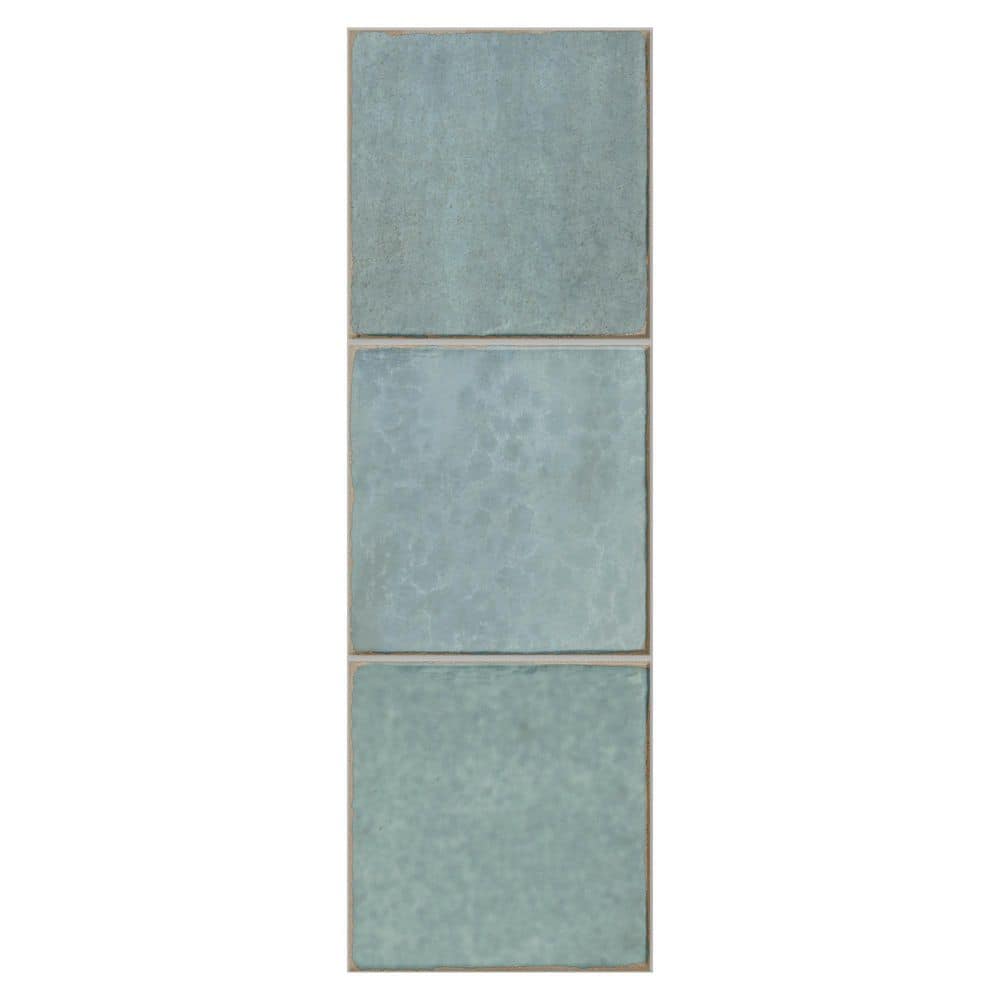 Spanish Amaris Teal 4 in. x 12 in. Glazed Porcelain Wall Tile Sample price history on PriceWatchPro