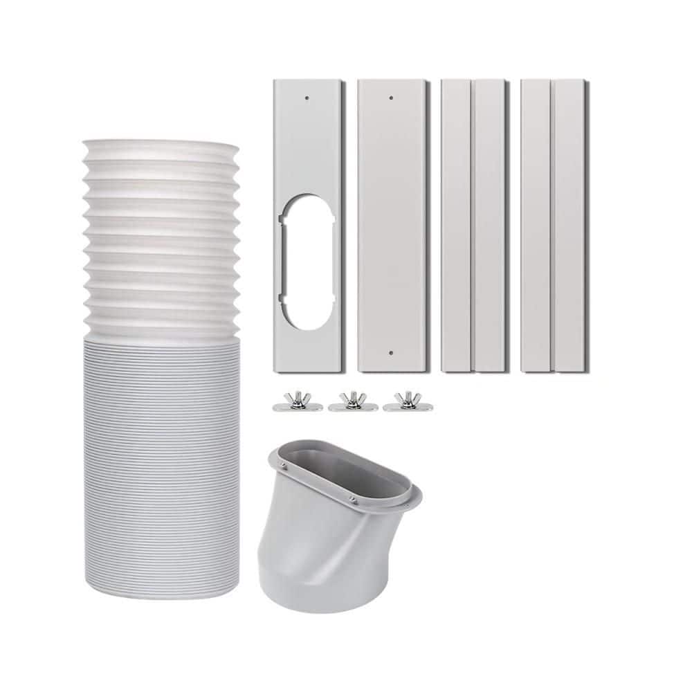 Portable Air Conditioner Window Vent Kit, Adjustable Window Seal with 5.9 Inch Diameter, 59 Inch Length Exhaust Hose price history on PriceWatchPro