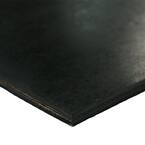 Rubber Sheet .30 Thick x 12 Width x 72 Length 2Ply Rubber-Cal Heavy Black Conveyor Belt Black