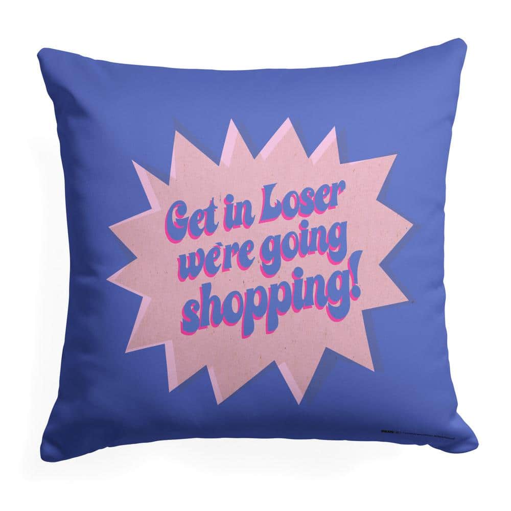 Mean Girls Get In Losers Printed Multi-Colored  18 in. x 18 in. Multi-Colored Throw Pillow price history on PriceWatchPro