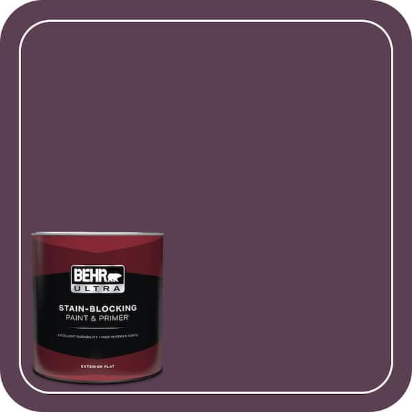 BEHR ULTRA 1 qt. #PPU17-03 Vixen Flat Exterior Paint & Primer