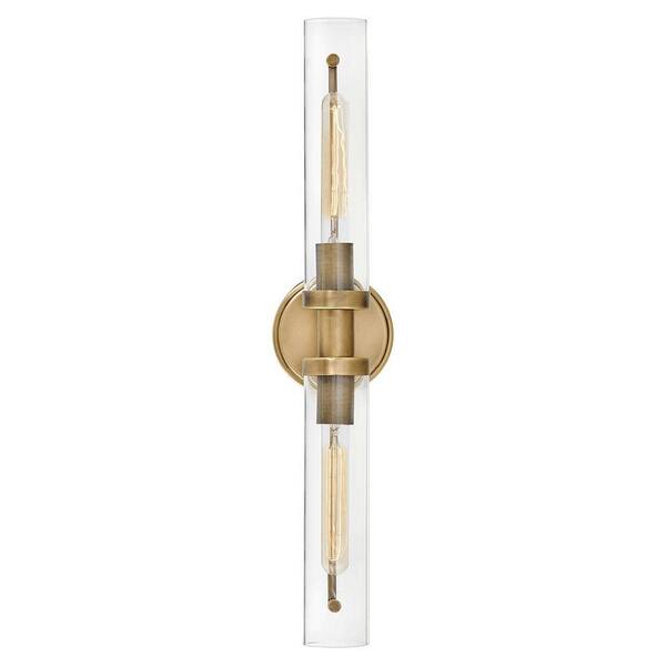 HINKLEY - Vaughn 25.0 in. 2 Light Heritage Brass Vanity Light