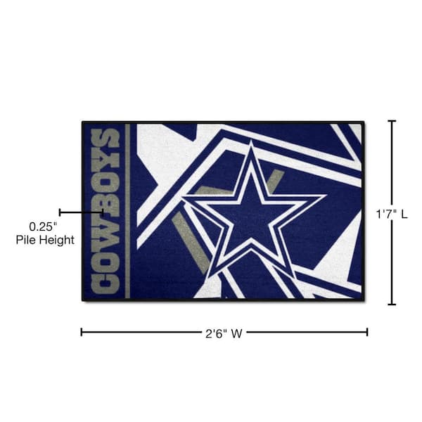 FANMATS NFL - Dallas Cowboys Helmet Rug - 5ft. x 6ft. 5728 - The