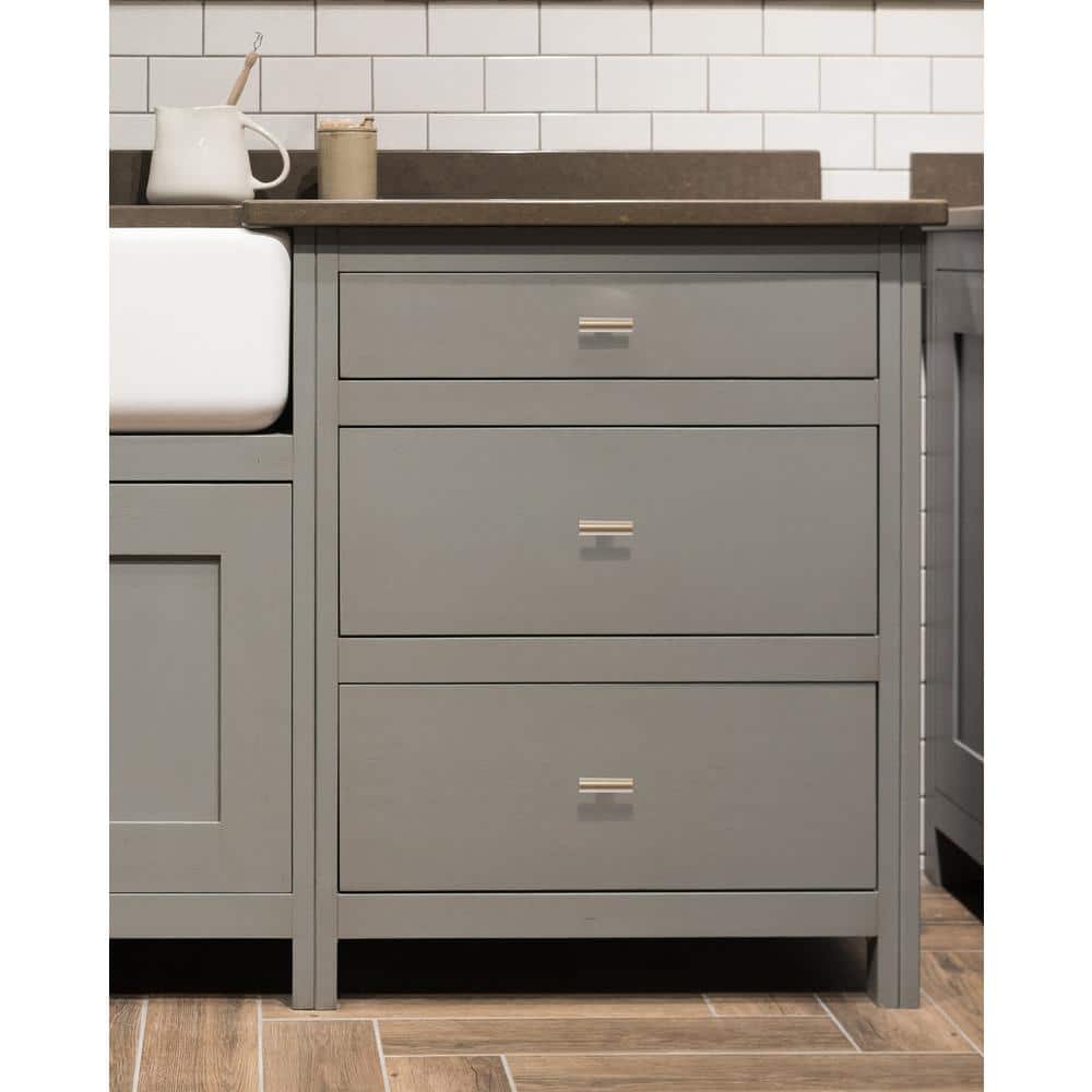 Stainless Steel T-Handle Cabinet Knob with Mounting Hardware