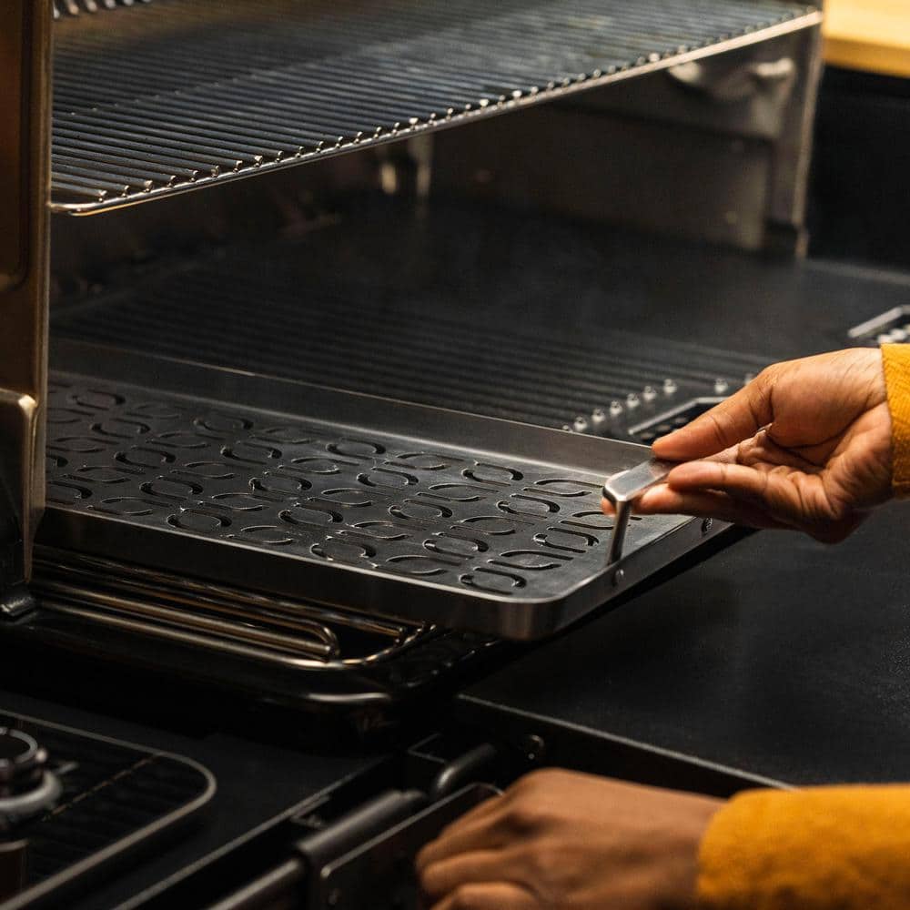 ModiFIRE Stainless Steel Fish & Veggie Grill Tray with Handles
