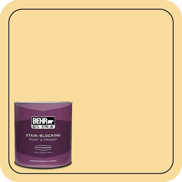 BEHR ULTRA 1 qt. #360C-3 Honey Tone Extra Durable Eggshell Enamel Interior Paint & Primer