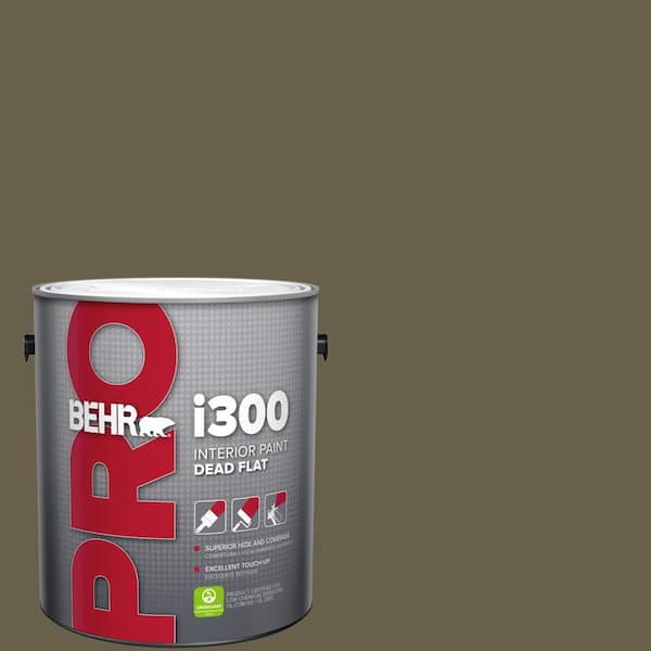 BEHR PRO 1 gal. #N340-7 Kilimanjaro Dead Flat Interior Paint