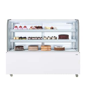60 in. Refrigerated Bakery Display Case, 18 cu. ft. in White