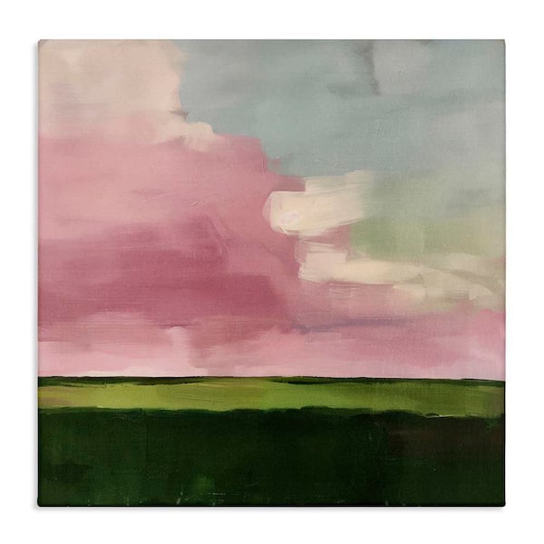 Pink Clouds Sunrise by Svetlana Aleynikova Unframed Nature Graphic Art Print 30 in. x 30 in.