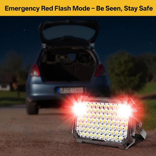 12V Volt 10000 Lumen LED Work Light Outdoor Flood Light Emergency