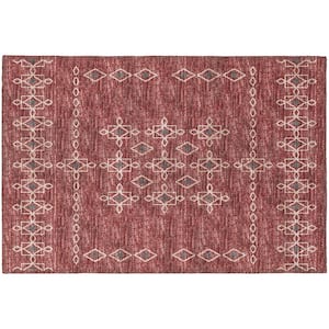 Modena Paprika 1 ft. 8 in. x 2 ft. 6 in. Southwest Accent Rug
