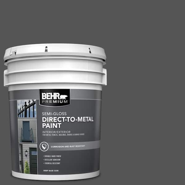 5 gal. #PPU25-01 Carbon Copy Semi-Gloss Direct to Metal Interior/Exterior Paint