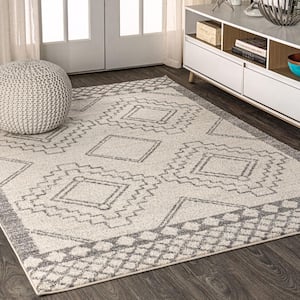 Amir Moroccan Beni Souk Cream/Gray 9 ft. x 12 ft. Area Rug