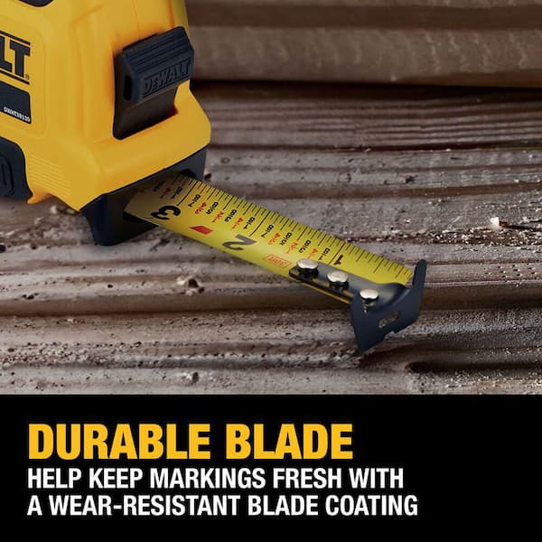 DEWALT - 30 ft. x 1-1/8 in. Tape Measure with Finger Brake