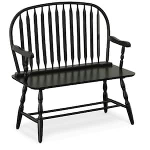 Windsor Antique Black Bench