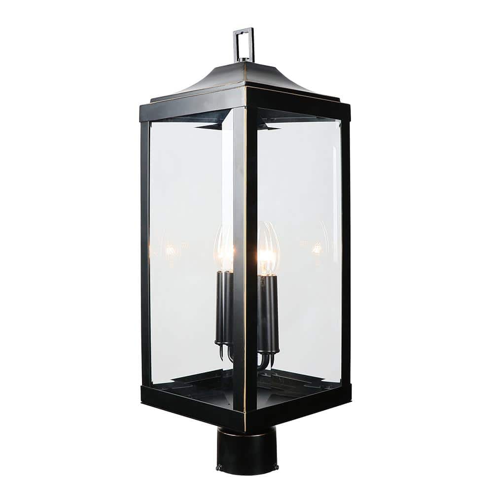Karen Imperial Black Dusk to Dawn Outdoor Lanterns Hardwired Lantern Sconce