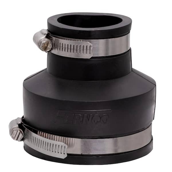 Fernco 3 in. x 1-1/2 in. DWV Flexible PVC Coupling