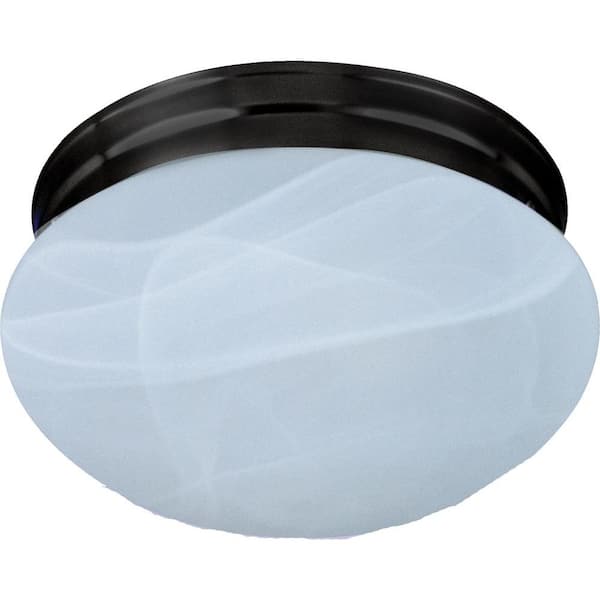 Maxim Lighting Essentials 1-Light Oil-Rubbed Bronze Flush Mount