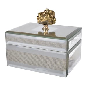 Silver Decorative Storage Boxes With Lids