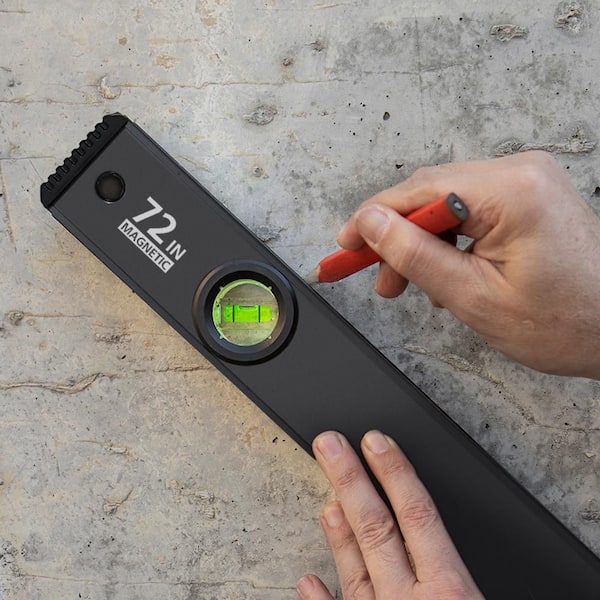 Husky 72 in. Heavy-Duty Magnetic Box Beam Level 903X-42PM-72H