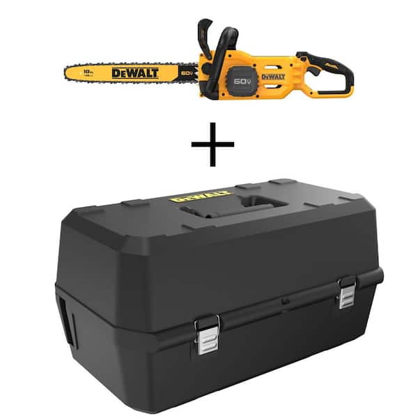 DEWALT 18 in. 60-Volt Electric Battery Chainsaw (Tool-Only) with Chainsaw Case