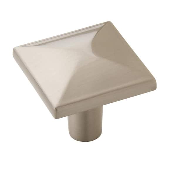 Amerock 10-Pack Extensity 1 1/8 in.  29mm  Classic Satin Nickel Square Cabinet Knobs