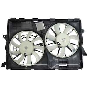 Dual Radiator and Condenser Fan Assembly 2014-2019 Jeep Cherokee 2.4L 3.2L