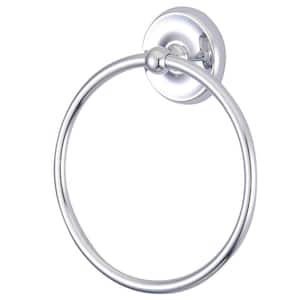Classic Wall Mount Towel Ring in Polished Chrome