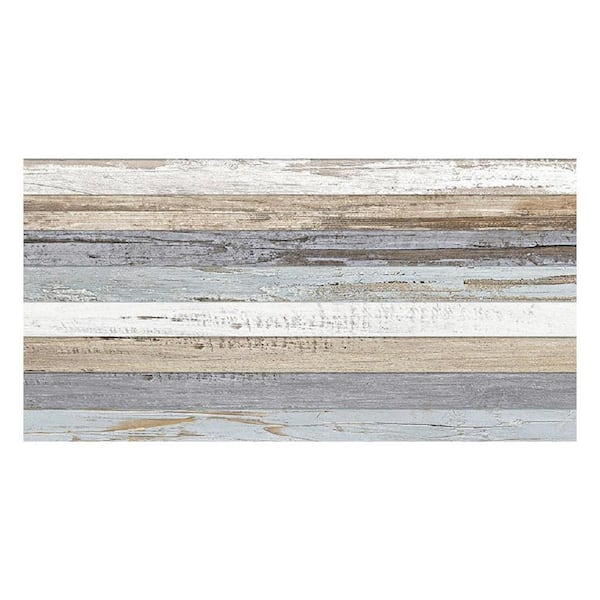 Apollo Tile Hickory 12.6 in. x 24.6 in. Multicolor Porcelain Matte Wall and Floor Tile (10.76 sq. ft./case) 5-Pack