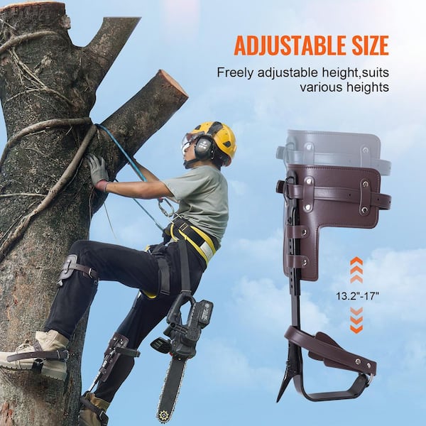 トップス ROUGH AND RUGGED PEAKS LS SVOPES Tree Climbing Spikes, 1 Pair Alloy Steel Climbing