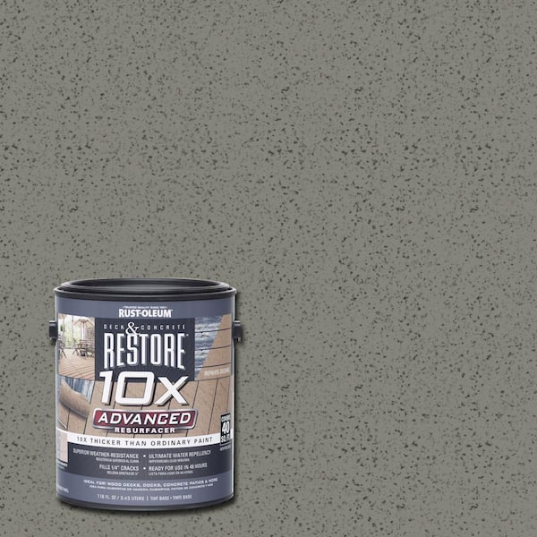 Rust-Oleum Restore 1 gal. 10X Advanced Bedrock Deck and Concrete Resurfacer