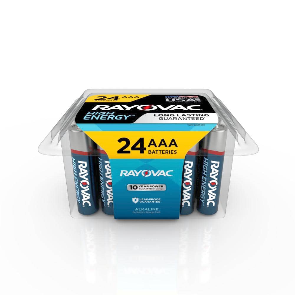 Rayovac High Energy Alkaline AAA Batteries (36-Pack) in the AAA