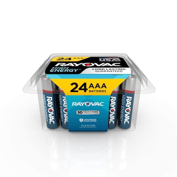 Rayovac High Energy AAA Batteries (24 Pack), Alkaline Triple A Batteries