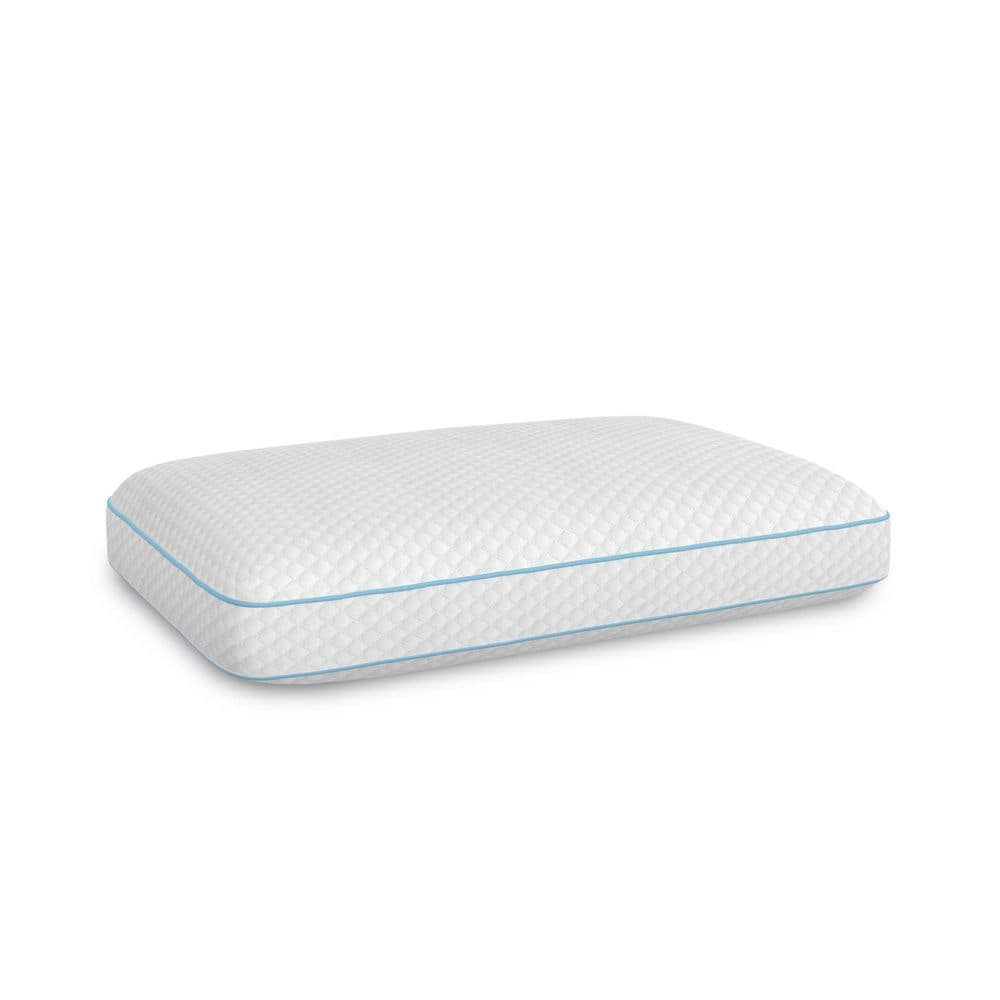 Medium Density Hypoallergenic Gel-Infused Memory Foam Bed Pillow