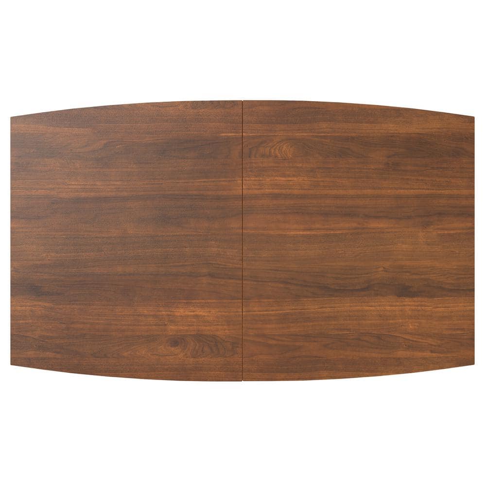 Walnut Mid-Century Modern Extendable Dining Table for Eight