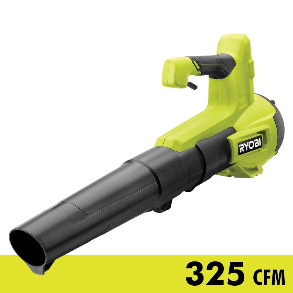 RYOBI ONE+ 18V 100 MPH 325 CFM Cordless Battery Variable Speed Jet Fan Leaf Blower (Tool Only)