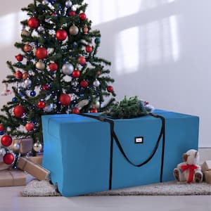 Blue Christmas Tree Extra-Large Tree Rolling Storage Bag 9 ft.