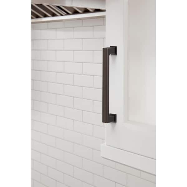 10-Pack Bridgeport 5 1/16 in.  128mm  Traditional Oil Rubbed Bronze Bar Cabinet Pulls