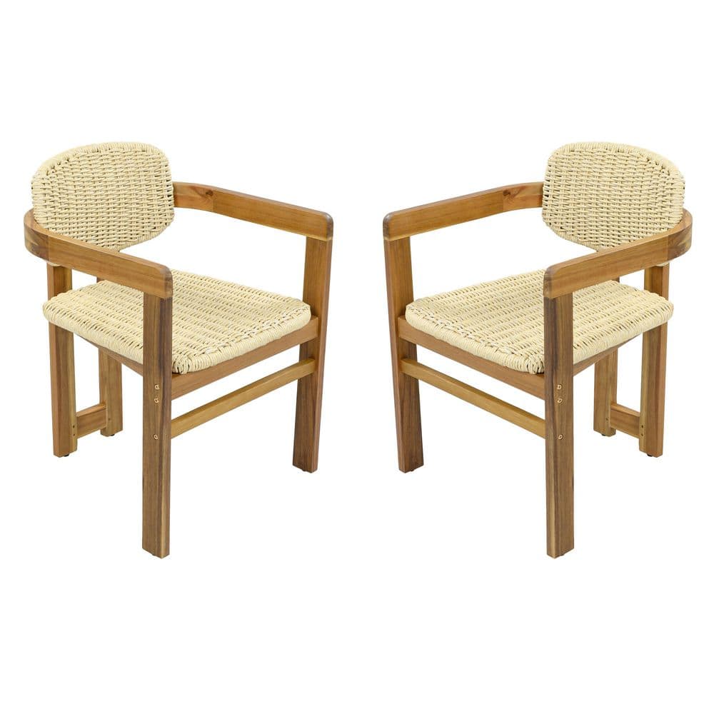 2-Piece Outdoor Accent Armchairs Stylish Ergonomic Patio Seating Group for Garden Backyard Balcony price history on PriceWatchPro