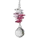 3 in. Pink Woodstock Rainbow Makers Crystal   Sunrise Cascade, Crystal Suncatcher