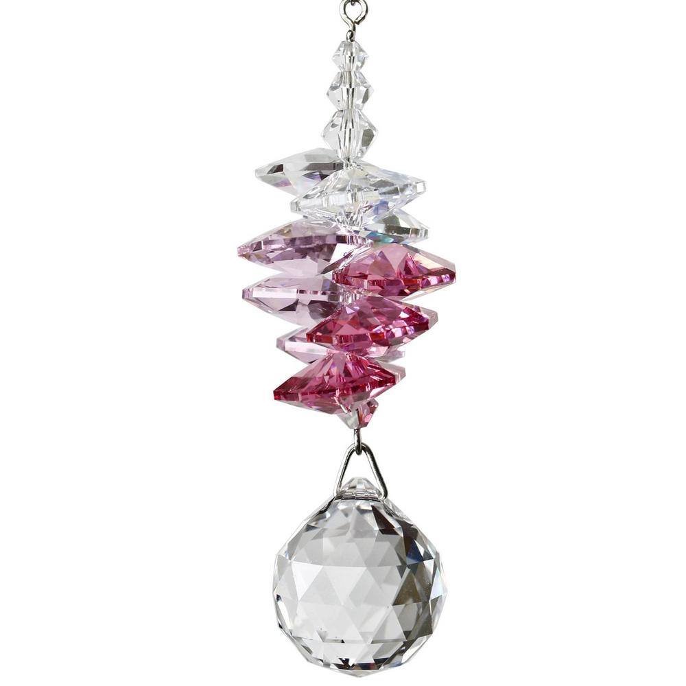 UPC 028375270316 product image for 3 in. Pink Woodstock Rainbow Makers Crystal Sunrise Cascade, Crystal Suncatcher | upcitemdb.com