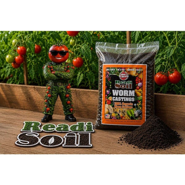 Readi Soil 5 lbs. Organic Worm Castings and Peat Moss - Nutrient