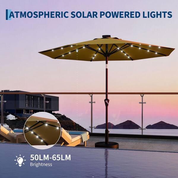 aimcae umbrella electric patio heater ENERG+, Umbrella mounted patio heater, Model# HEA-22028P