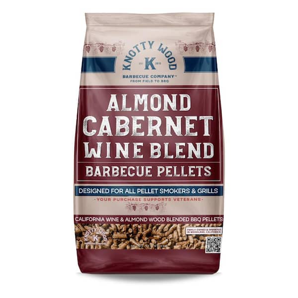 KNOTTY WOOD BARBECUE COMPANY 20 lbs. Cabernet Wine Wood BBQ Smoker Pellets (1-Pack)