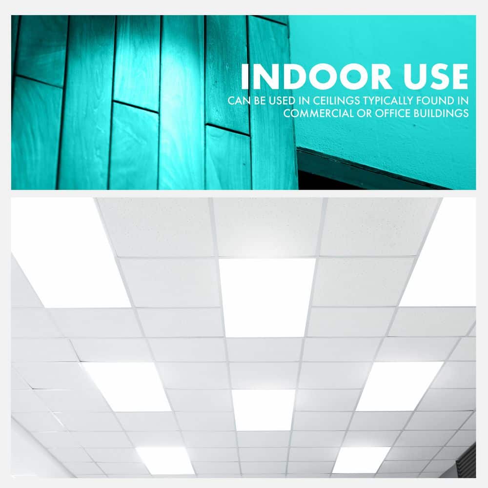 Adjustable White Dimmable Integrated LED Flat Panel Light, 4 ft x 2 ft