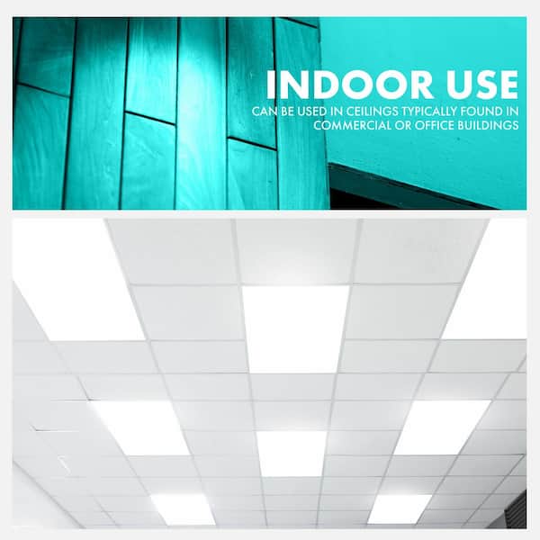 Simply Conserve 2 ft. x 4 ft. 5000/5625/6250 Lumens Integrated LED Panel Light 3500K/4000K/5000K Field Selectable Lumens and Color Temp